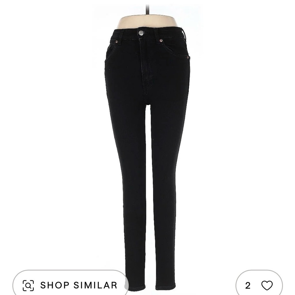 Zara Black High Rise Skinny Jeans
